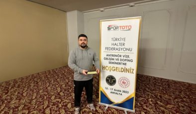 Nevşehir Belediyesi Gençlik ve Spor Kulübü’nüm halter gururu